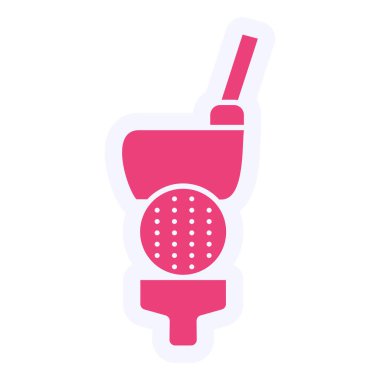 Golf simgesinin vektör illüstrasyonu