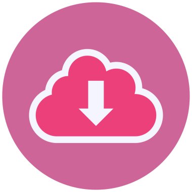 network Cloud Download, cloud illustration