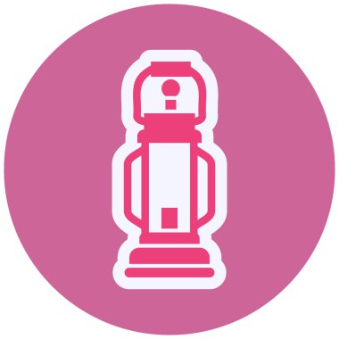 Lamba simgesinin vektör illüstrasyonu 