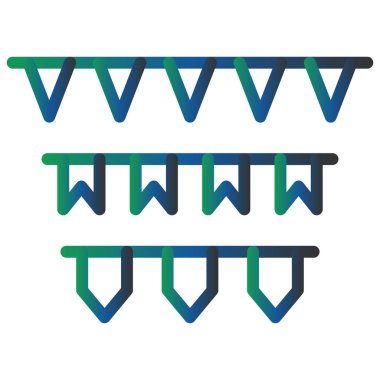 Çelenk modern ikon vektör illüstrasyonu