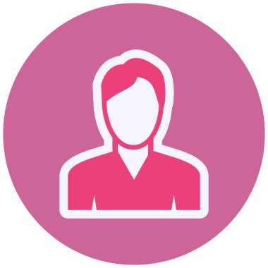 avatar. Web simgesi basit illüstrasyon