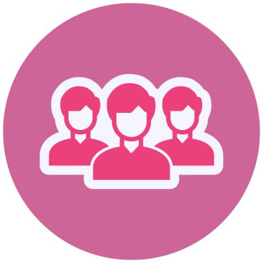 grup insan vektör simgesi