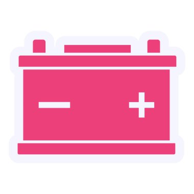 web icon simple illustration of Battery