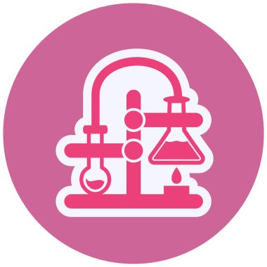Chemical Reaction, vector illustration 