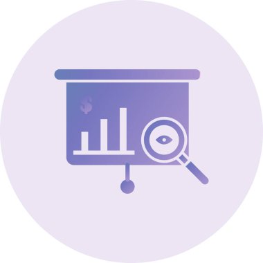 Analiz et. Web simgesi basit tasarım