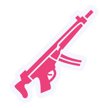 web illustration of gun, protection concept