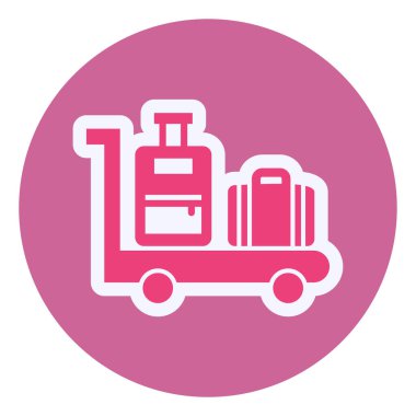 vector illustration of Luggage