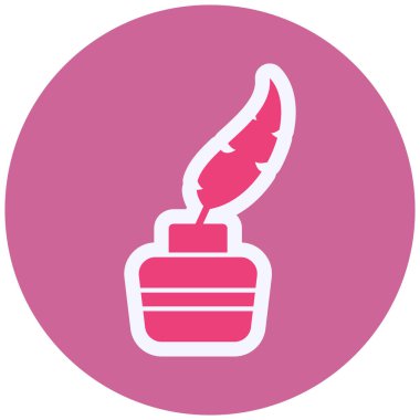 Inkwell . web icon simple design