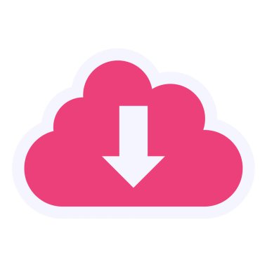 network Cloud Download, cloud illustration