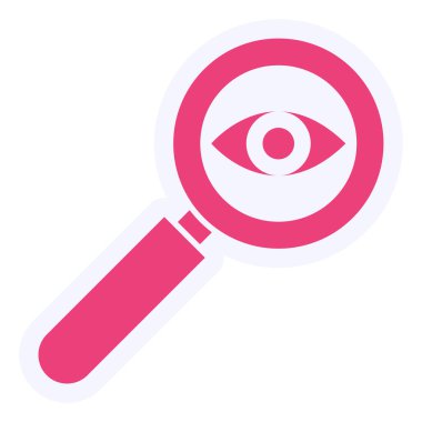 Vision Vector Glyph Simge Tasarımı