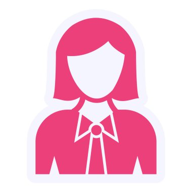 - Avukat. Web simgesi vektör illüstrasyonu