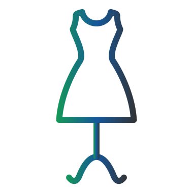 Elbise. Web simgesi basit illüstrasyon