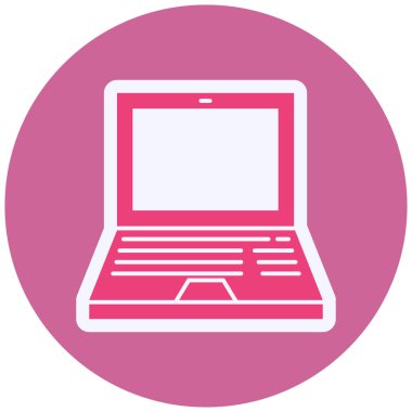 Bilgisayar. Web simgesi vektör illüstrasyonu