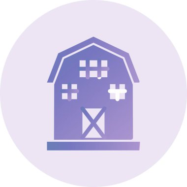 Barn . web icon vector illustration