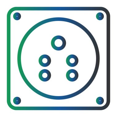 oyun konsolu simgesi, vektör illüstrasyonu