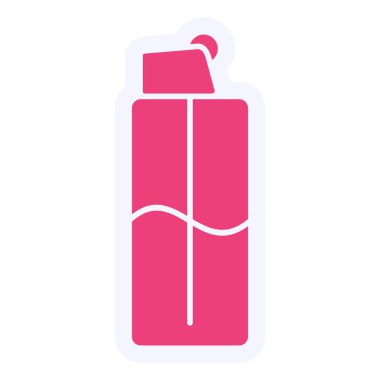 spray bottle icon. simple illustration of perfume liquid vector icons for web design