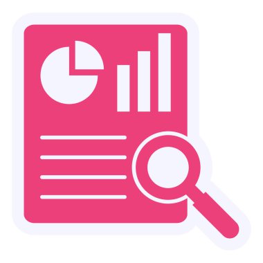 İş ve finans dairesi ikonu. vektör illüstrasyonu