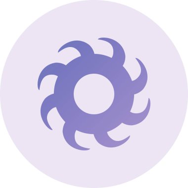 Kara delik simgesinin vektör illüstrasyonu