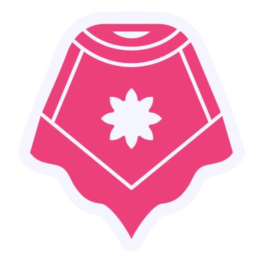 Elmas simgesinin vektör illüstrasyonu