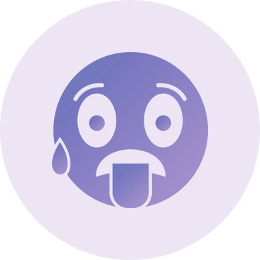 face hot. simple design