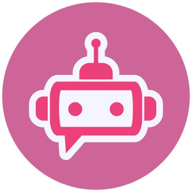 chat web icon simple illustration 