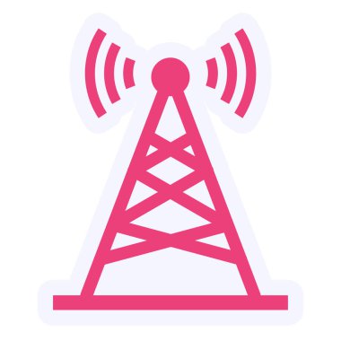 Anten kulesi. Basit illüstrasyon