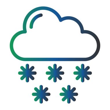 Bulut. Web simgesi basit tasarım