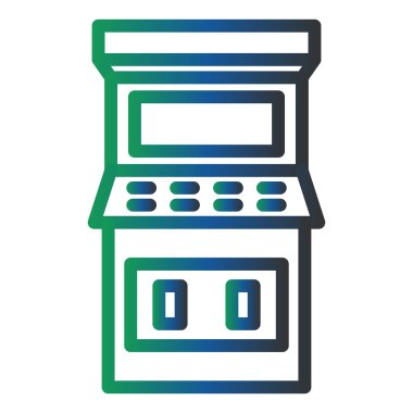 Arcade Vector Glyph Icon Design 