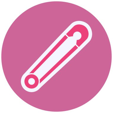 İğne. Web simgesi basit illüstrasyon