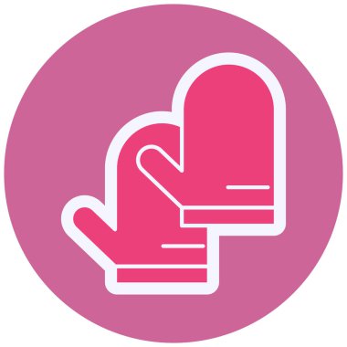 Oven Mitt modern icon vector illustration