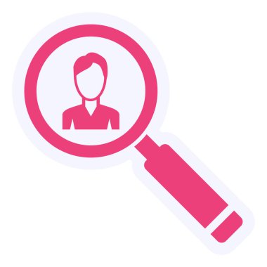 Arama simgesi vektör illüstrasyonu