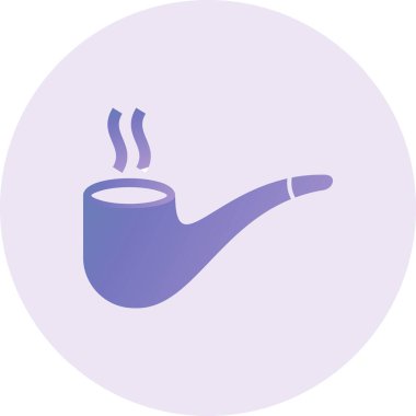 Sigara piposu. Web simgesi