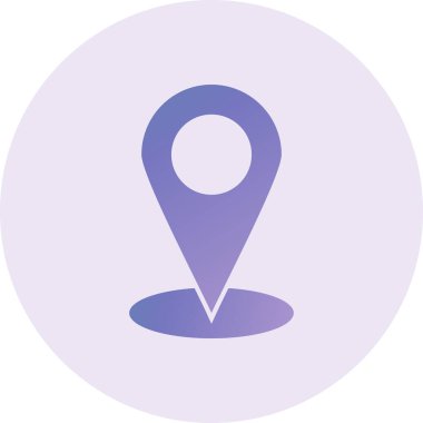 simple web illustration of location icon