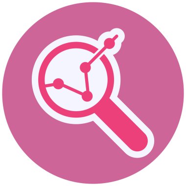 Analysis web icon simple design