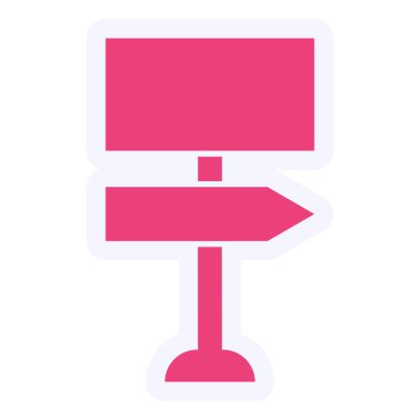 Modern simge vektör illüstrasyonunu imzala