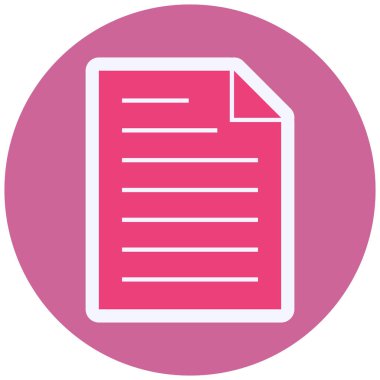 dosya belgesi. Basit resimleme