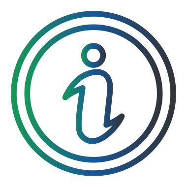 Info, Information web icon, vector illustration 