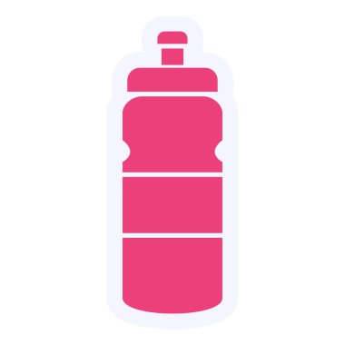 bottle. web color icon simple illustration