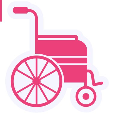 Engelli Vektör Kabartma Simgesi Tasarımı 