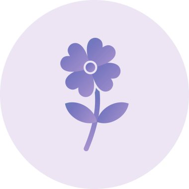 çiçek simgesi vektör illüstrasyonu