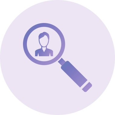 Arama simgesi vektör illüstrasyonu