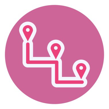 location web icon, simple vector illustration 
