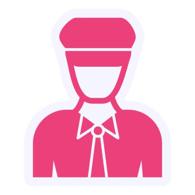 Adamım. Web simgesi basit illüstrasyon