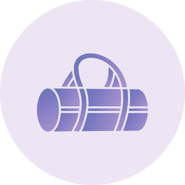 Modern b 'nin vektör illüstrasyonu kamp ikonundan yoksun