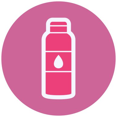 bottle. web color icon simple illustration