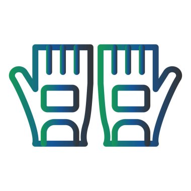 Eldiven. Web simgesi basit illüstrasyon