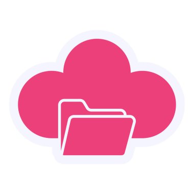 folder web icon. simple illustration