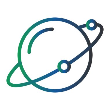 Uzay uydu simge vektör çizim 