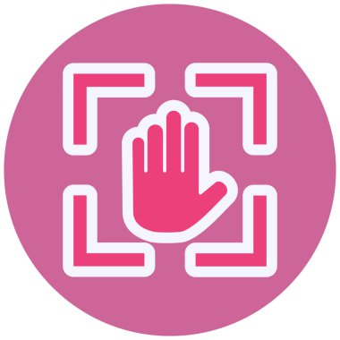 el simgesi vektör illüstrasyonu