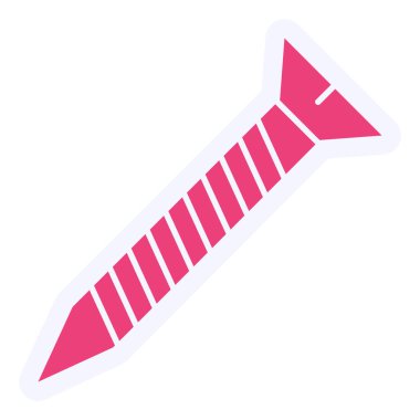 Kalem. Web simgesi basit illüstrasyon